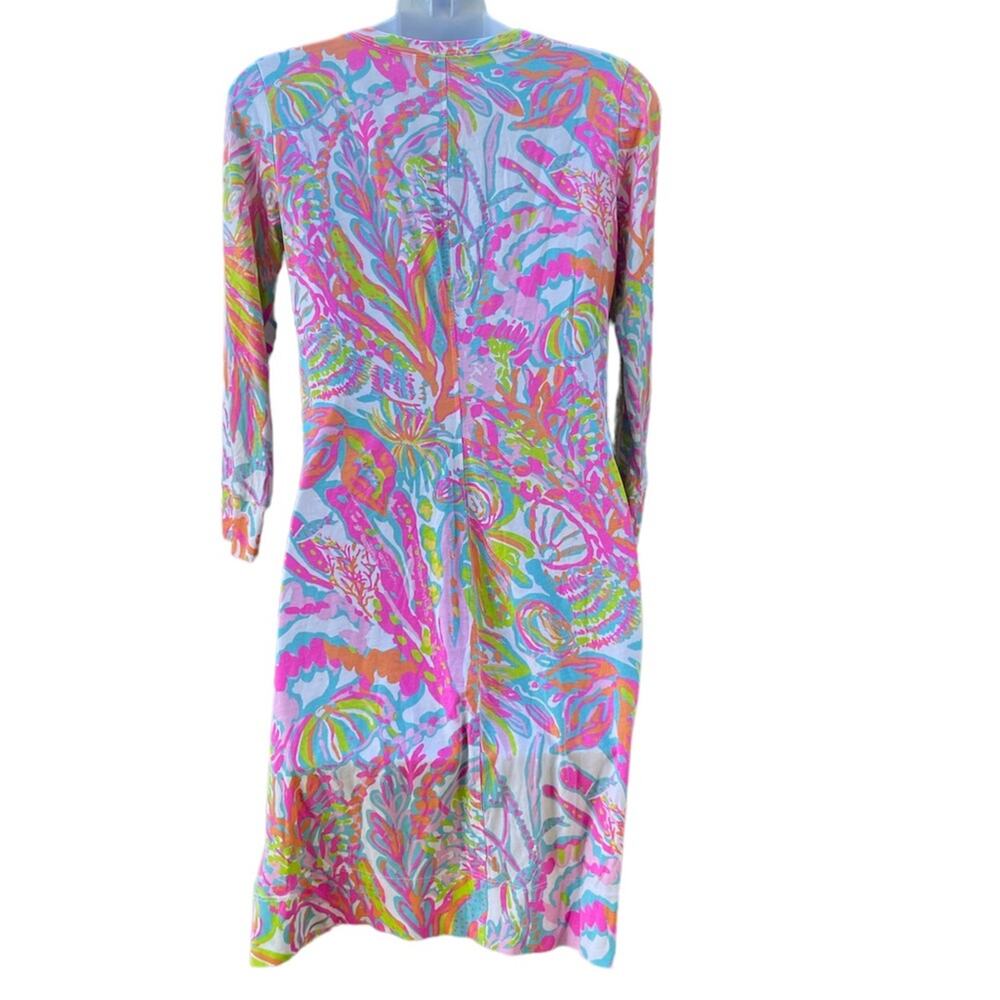 Lilly Pulitzer Christie Dress in Scuba to Cuba dress - Picture 3 of 6